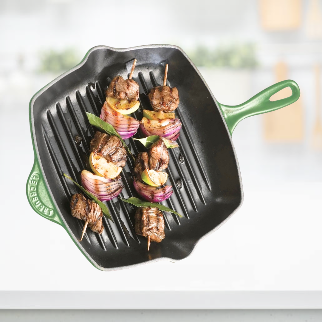 Le Creuset 26cm Square Grillit Classic Cast Iron Rosemary
