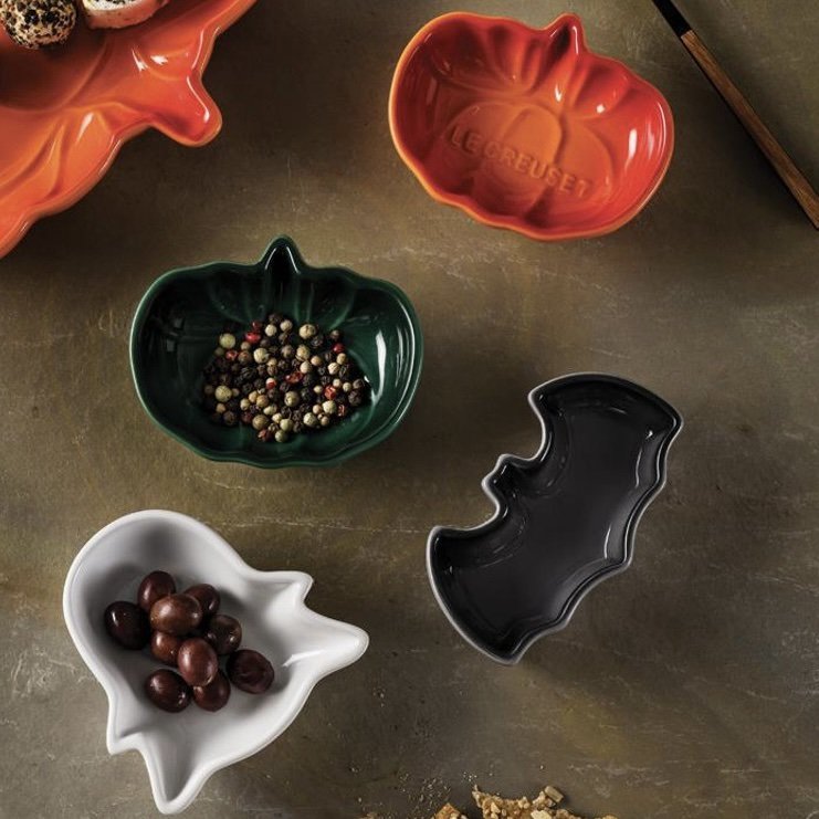 Le Creuset Mini Halloween Dish Stoneware Set of 4