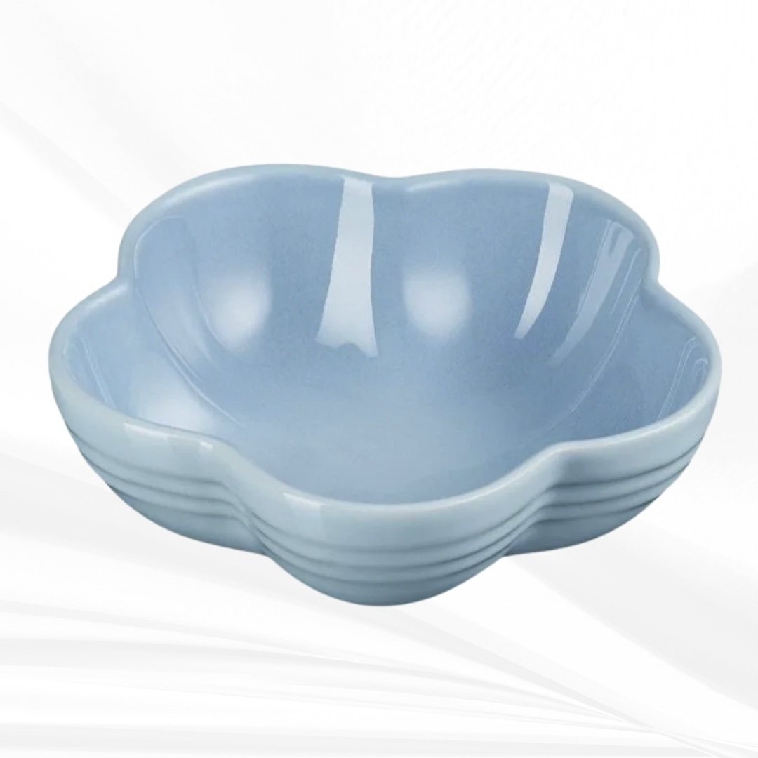 Le Creuset 20cm Flower Dish Stoneware Coastal Blue