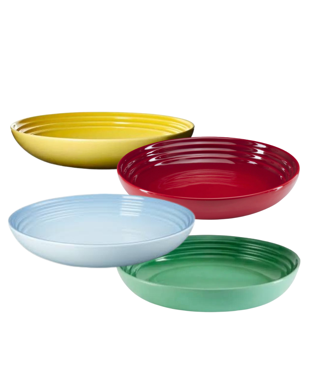 Le Creuset 22cm Pasta Bowls Set of 4 Mixed Colour