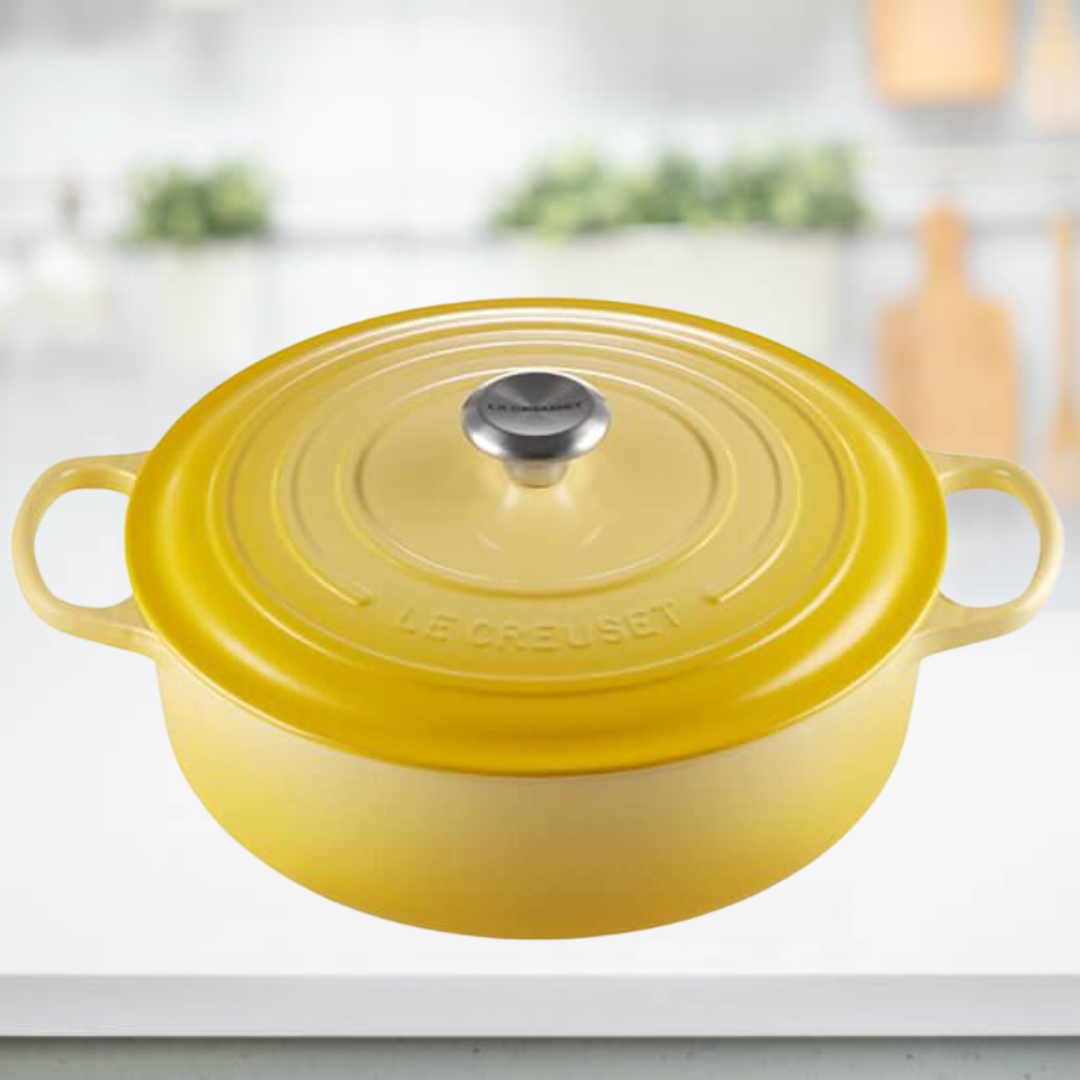 Le Creuset 30cm Risotto Pot Signature Cast Iron Soleil