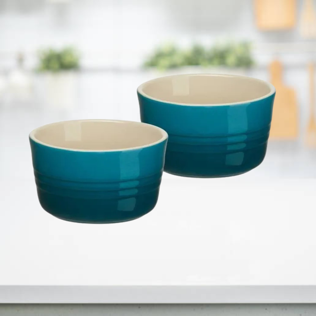 Le Creuset Ramekin Stoneware (200ml) Set of 2 Deep Teal